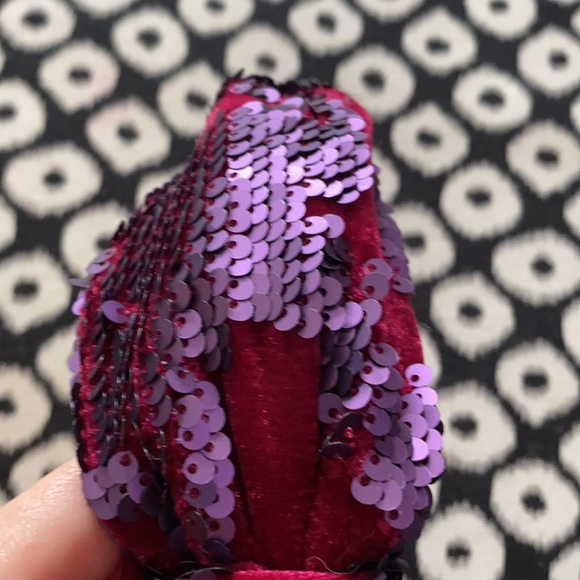 NEW ANTHROPOLOGIE Velvetina Sequined Knot Headband - Picture 2 of 3